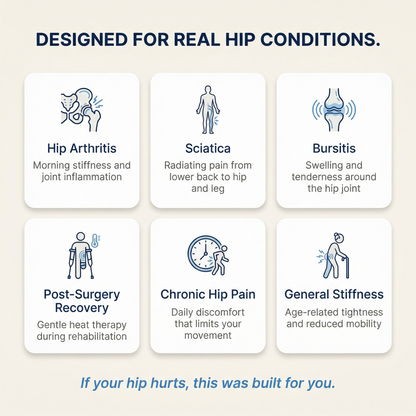 Mobilitee™ Hip Brace - Targeted Heat That Moves With You